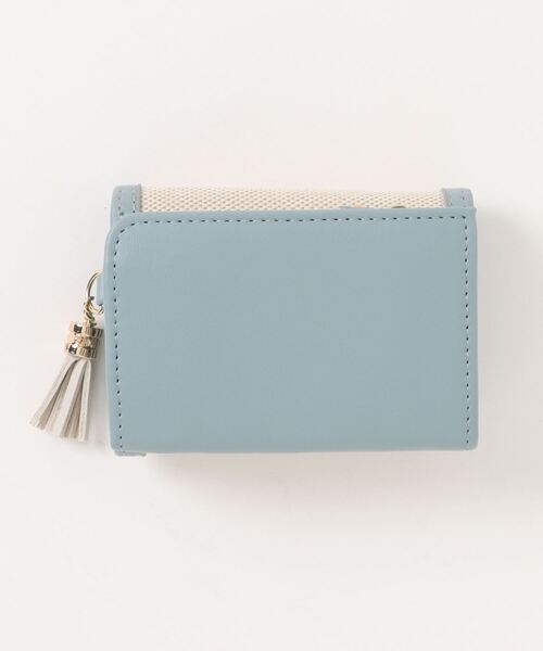 pom ponette junior（ポンポネットジュニア）の「異素材コンビ三つ折り財布（財布・キッズ・ブラック/ライトブルー・FREE）」の12枚目の写真