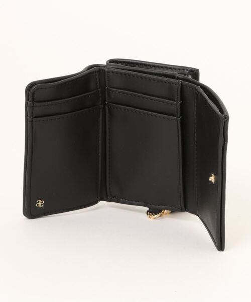 pom ponette junior（ポンポネットジュニア）の「異素材コンビ三つ折り財布（財布・キッズ・ブラック/ライトブルー・FREE）」の16枚目の写真