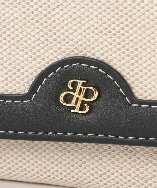 pom ponette junior（ポンポネットジュニア）の「異素材コンビ三つ折り財布（財布・キッズ・ブラック/ライトブルー・FREE）」の5枚目の写真