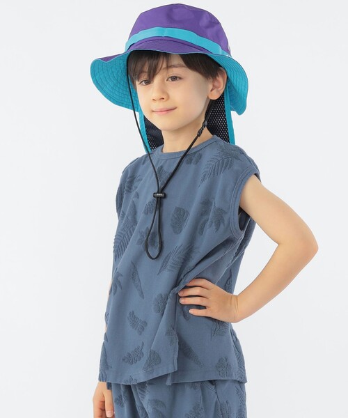 SHIPS(シップス)の「SHIPS KIDS:100~130cm / パイル ジャカード ノースリーブ TEE(タンクトップ・キッズ・ベージュ/ロイヤルブルー・100/110/120/130)」の11枚目の写真