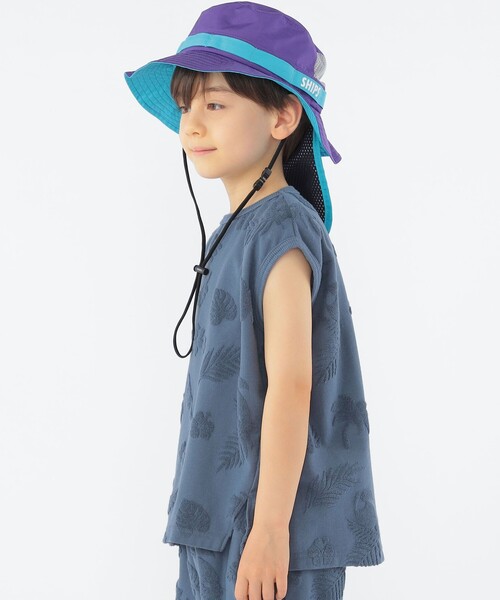 SHIPS(シップス)の「SHIPS KIDS:100~130cm / パイル ジャカード ノースリーブ TEE(タンクトップ・キッズ・ベージュ/ロイヤルブルー・100/110/120/130)」の12枚目の写真