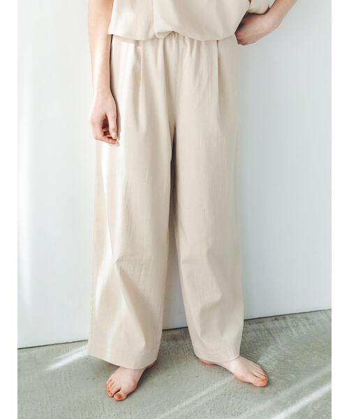 so4u(ソーフォーユー)の「リネンライクパンツ(その他パンツ・レディース・ブラック/ベージュ・S/M)」の3枚目の写真