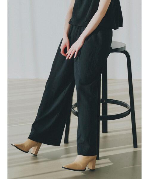 so4u(ソーフォーユー)の「リネンライクパンツ(その他パンツ・レディース・ブラック/ベージュ・S/M)」の4枚目の写真