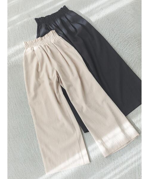 so4u(ソーフォーユー)の「リネンライクパンツ(その他パンツ・レディース・ブラック/ベージュ・S/M)」の8枚目の写真
