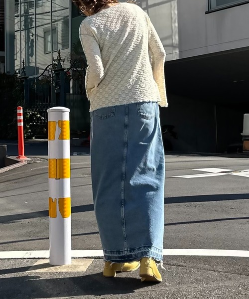 mi via loca(ミヴィアロカ)の「フラワーレースジャガード メロー配色トップス(Tシャツ/カットソー・レディース・オフホワイト/ブラック/ベージュ/ブラック系その他・FREE)」の17枚目の写真