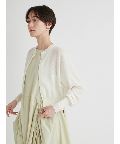 シアーカーディガン　　シルク混の羽織 楽天市場】【初回限定クーポンで15%OFF！】選べるインナー