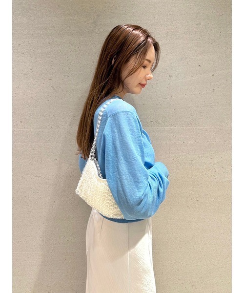 emmi（エミ）の「シルク混シアーニットカーディガン（カーディガン