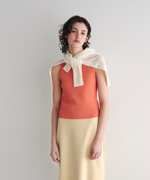 emmi（エミ）の「シルク混シアーニットカーディガン（カーディガン