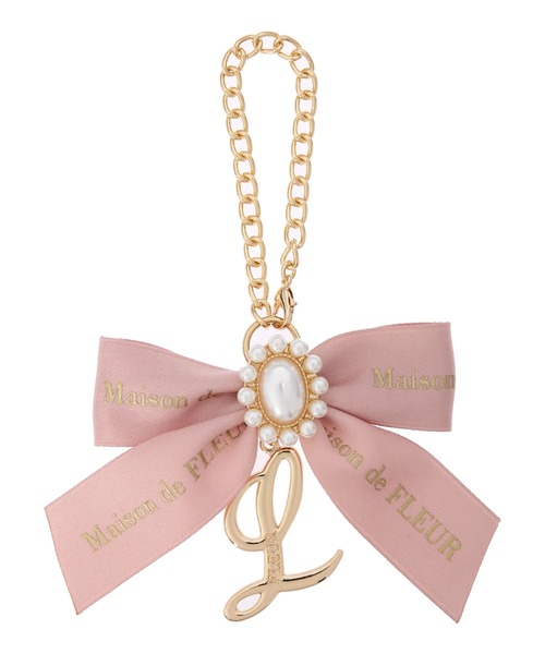 Maison de FLEUR（メゾンドフルール）の「イニシャルリボンパールチャーム（チャーム・レディース・K/L/M/N/G/I/R/Y/A/H/J/C/D/E/F/S/T・FREE）」の11枚目の写真