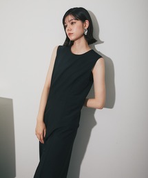 セミワイドオールインワンパンツドレス