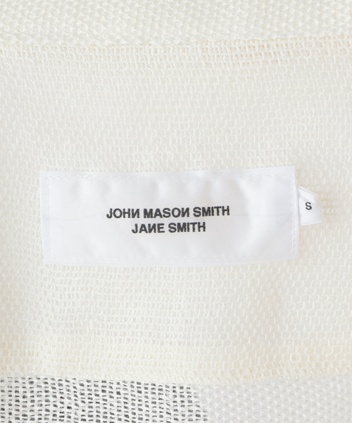 JANE SMITH / JOHN SMITH（ジェーンスミスジョンスミス）の「【JANE SMITH/ジェーンスミス】LINEN MESH EMBROIDERY SHIRT：シャツ（シャツ/ブラウス・レディース・ホワイト・SMALL）」の12枚目の写真