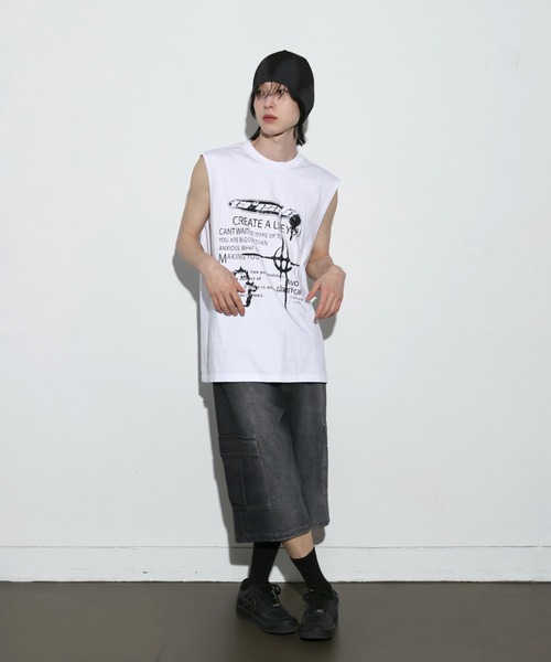 FOLLOWIN（フォロウィン）の「[UNISEX] [Short/Regularサイズ] ウォッシングVINTAGEカーゴバミューダパンツ（デニムパンツ・レディース・ブラック/ブルー・S-Short/M-Short/L-Short/S-Regular/M-Regular/L-Regular）」の3枚目の写真