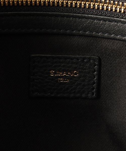 EDIFICE（エディフィス）の「S.MANO (エス マーノ) ROUND BRIEF SMN013（ハンドバッグ・メンズ・ブラック・FREE）」の12枚目の写真