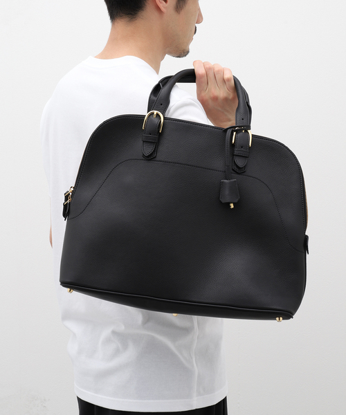 EDIFICE（エディフィス）の「S.MANO (エス マーノ) ROUND BRIEF SMN013（ハンドバッグ・メンズ・ブラック・FREE）」の15枚目の写真