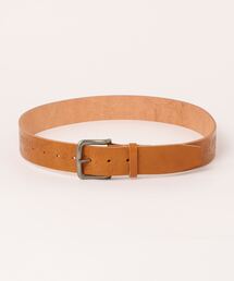 SNOOPY×OLD BETTY'S | 【日本製】スヌーピー 【SNOOPY】 Embossed Leather Belt(B-Baseball柄)(ベルト)