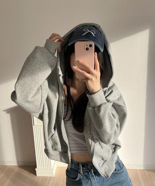 RiLi(リリ)の「ウォッシュリボンキャップ【RL】(キャップ・レディース・ベージュ/チャコールグレー/インディゴブルー・FREE)」の12枚目の写真