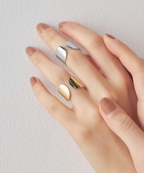 ete（エテ）の「○[シンプリファイ]  タイト リング（リング・レディース・プラチナム/イエローゴールド・9号/13号/17号）」の7枚目の写真