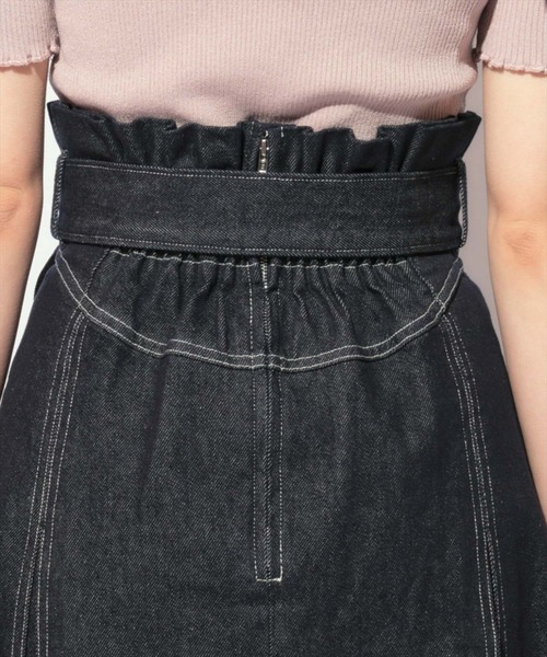 WILLSELECTION（ウィルセレクション）の「ハイウエストデニムスカート（デニムスカート・レディース・ネイビー・FREE）」の14枚目の写真
