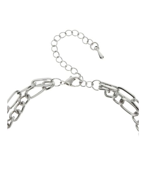 EVRIS（エヴリス）の「BLING CHOKER 2連ネックレス（ネックレス・レディース・シルバー/ゴールド・FREE）」の6枚目の写真