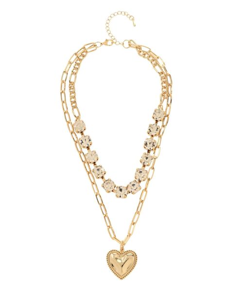 EVRIS（エヴリス）の「BLING CHOKER 2連ネックレス（ネックレス・レディース・シルバー/ゴールド・FREE）」の4枚目の写真