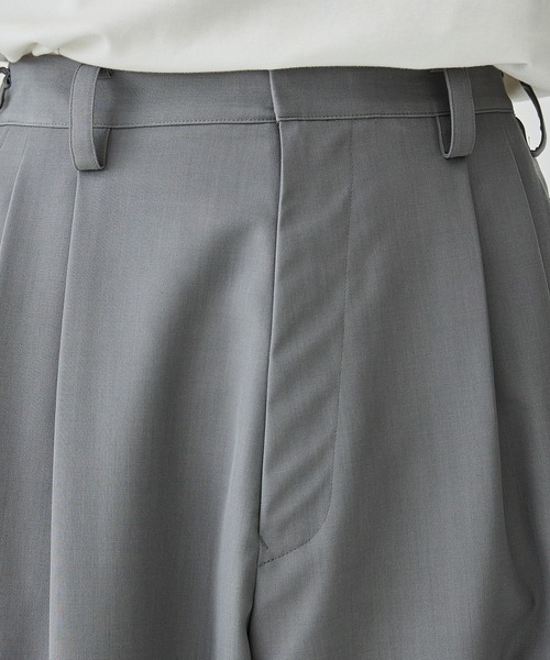 Wide 2Tuck PNT（スラックス）｜UJOH（ウジョー）のファッション