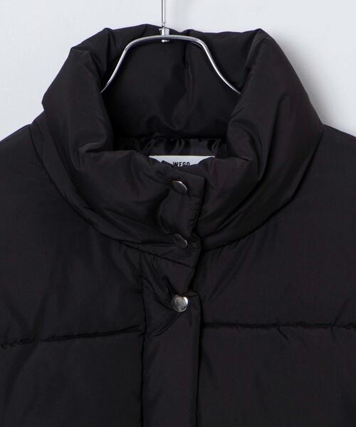 WEGO（ウィゴー）の「WEGO/パディングショートブルゾン（ダウンジャケット/コート・レディース・ホワイト/ブラック・FREE）」の11枚目の写真