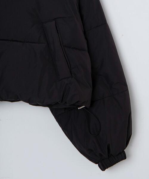 WEGO（ウィゴー）の「WEGO/パディングショートブルゾン（ダウンジャケット/コート・レディース・ホワイト/ブラック・FREE）」の12枚目の写真