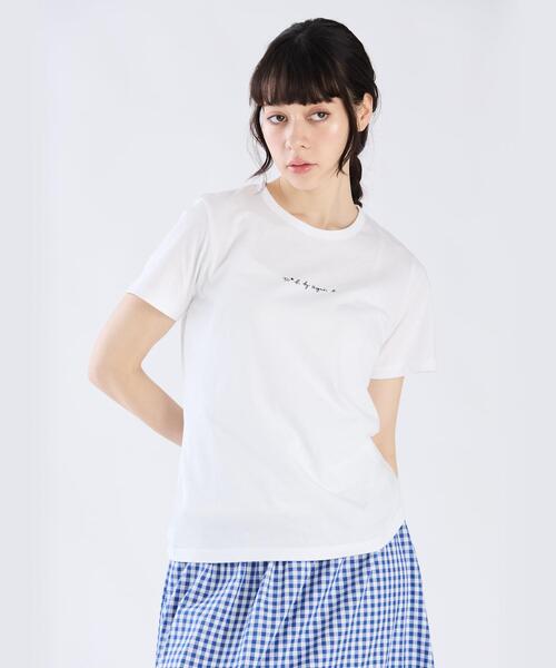 WW21 TS ミニロゴカラーTシャツ（Tシャツ/カットソー）｜To b. by agnes b.（トゥービーバイアニエスベー）