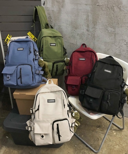 Miniministore(ミニミニストア)の「リュックサック 大容量 韓国風 男女兼用(バックパック/リュック・レディース・ワインレッド/オフホワイト/カーキ/ブルー/ブラック・FREE)」の18枚目の写真