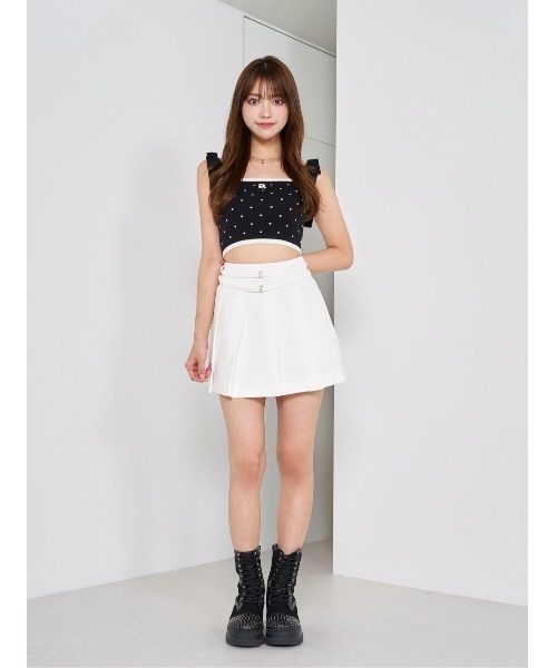 ダーリッチ ドットリボンキャミソール Darich 新品未使用 ダーリッチ Darich ドットリボンキャミソール （ブラック