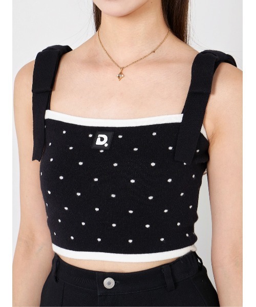 Darich（ダーリッチ）の「ドットリボンキャミソール（キャミソール