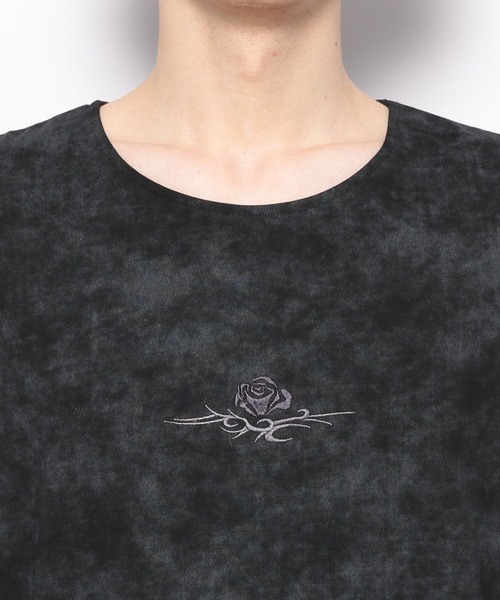 HARE(ハレ)の「【UNDERGROUND MODE】トライバルシシュウユルノースリーブ(HARE)(Tシャツ/カットソー・メンズ・ブルー系その他/ブラック・FREE)」の15枚目の写真