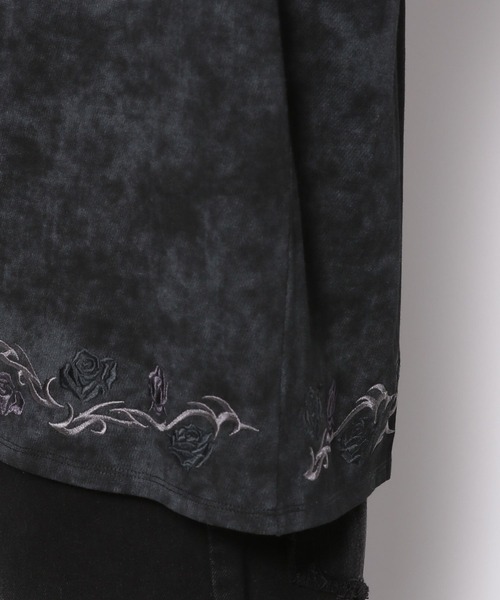 HARE(ハレ)の「【UNDERGROUND MODE】トライバルシシュウユルノースリーブ(HARE)(Tシャツ/カットソー・メンズ・ブルー系その他/ブラック・FREE)」の17枚目の写真