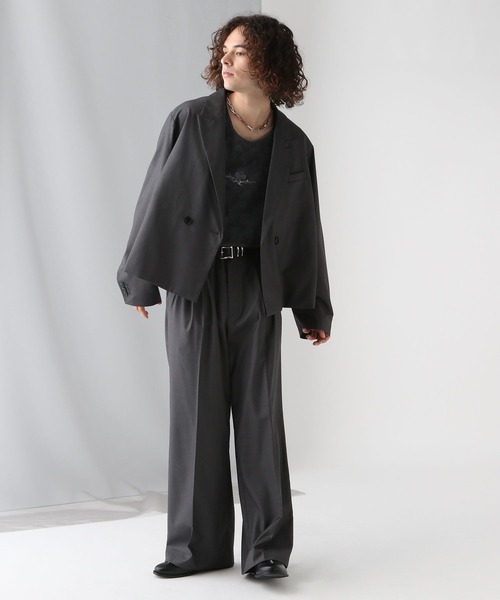 HARE(ハレ)の「【UNDERGROUND MODE】トライバルシシュウユルノースリーブ(HARE)(Tシャツ/カットソー・メンズ・ブルー系その他/ブラック・FREE)」の8枚目の写真