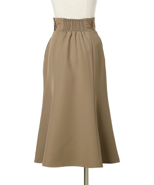 an another angelus(アンアナザーアンジェラス)の「【低身長向けサイズあり】ベルト付きハイウエストナローフレアースカート/ananotherangelus(スカート・レディース・ネイビー/グレー/ブラック・1/0)」の11枚目の写真