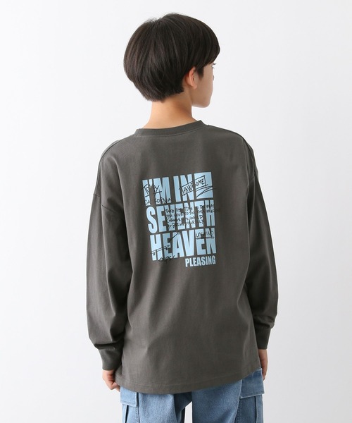 GLOBAL WORK（グローバルワーク）の「ヘビロッTEE/プリント長袖/115737（Tシャツ/カットソー・キッズ・ホワイト系5/ライトグレー系1/その他/ネイビー/グリーン/グレー系8/グレー系9/ライトグレー系2/ブラック・120cm/130cm/140cm/150cm/160cm/170cm）」の5枚目の写真