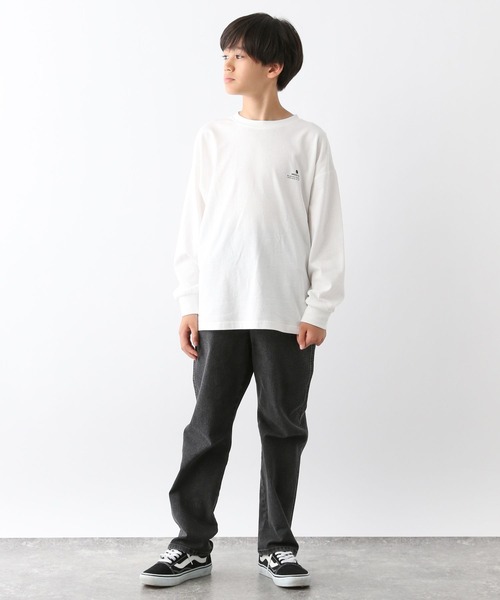 GLOBAL WORK（グローバルワーク）の「ヘビロッTEE/プリント長袖/115737（Tシャツ/カットソー・キッズ・ホワイト系5/ライトグレー系1/その他/ネイビー/グリーン/グレー系8/グレー系9/ライトグレー系2/ブラック・120cm/130cm/140cm/150cm/160cm/170cm）」の10枚目の写真