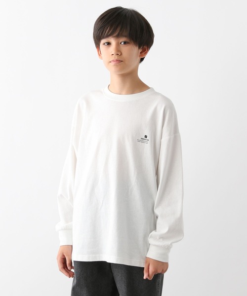 GLOBAL WORK（グローバルワーク）の「ヘビロッTEE/プリント長袖/115737（Tシャツ/カットソー・キッズ・ホワイト系5/ライトグレー系1/その他/ネイビー/グリーン/グレー系8/グレー系9/ライトグレー系2/ブラック・120cm/130cm/140cm/150cm/160cm/170cm）」の12枚目の写真