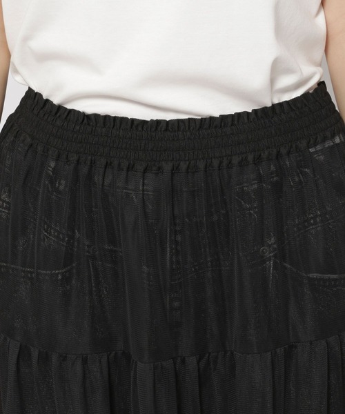 niko and...（ニコアンド）の「2WAYシアーティアードスカート（スカート・レディース・ライトグレー/ブラック・FREE）」の13枚目の写真