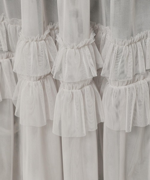 niko and...（ニコアンド）の「2WAYシアーティアードスカート（スカート・レディース・ライトグレー/ブラック・FREE）」の17枚目の写真