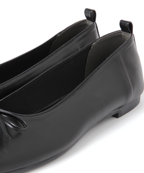 GLOBAL WORK（グローバルワーク）の「らくっションオブリークトゥバレエ/131482（バレエシューズ・レディース・ブラック/シルバー・MEDIUM/LARGE）」の8枚目の写真