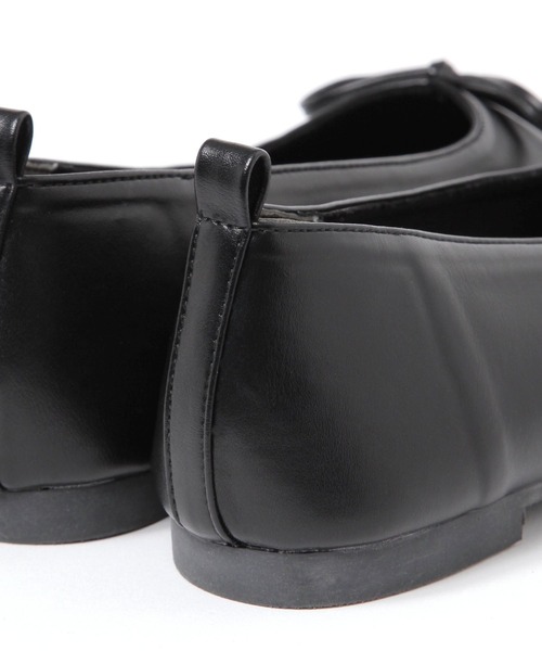 GLOBAL WORK（グローバルワーク）の「らくっションオブリークトゥバレエ/131482（バレエシューズ・レディース・ブラック/シルバー・MEDIUM/LARGE）」の9枚目の写真