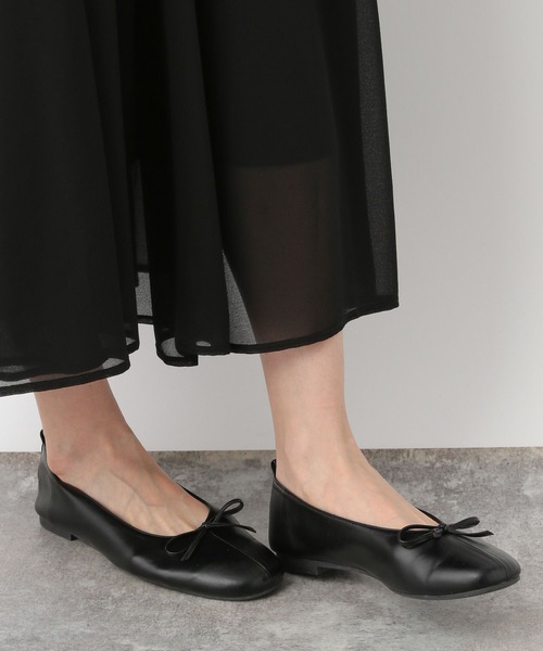 GLOBAL WORK（グローバルワーク）の「らくっションオブリークトゥバレエ/131482（バレエシューズ・レディース・ブラック/シルバー・MEDIUM/LARGE）」の17枚目の写真