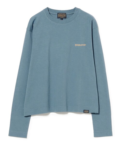 PENDLETON(ペンドルトン)の「PENDLETON / バックプリント ロングスリーブ Tシャツ(Tシャツ/カットソー・レディース・オフホワイト/ブラック/レッド系その他3/ブルー系その他・ONE SIZE)」の3枚目の写真