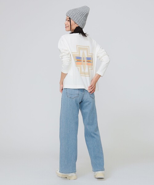 PENDLETON(ペンドルトン)の「PENDLETON / バックプリント ロングスリーブ Tシャツ(Tシャツ/カットソー・レディース・オフホワイト/ブラック/レッド系その他3/ブルー系その他・ONE SIZE)」の12枚目の写真