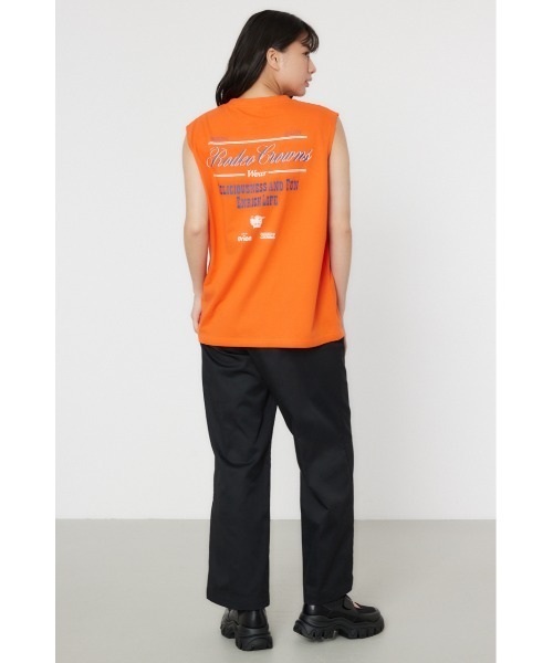RODEO CROWNS WIDE BOWL(ロデオクラウンズワイドボウル)の「Orion Beer x RCSノースリーブトップス(タンクトップ・レディース・オフホワイト/ブラック/オレンジ・FREE)」の20枚目の写真
