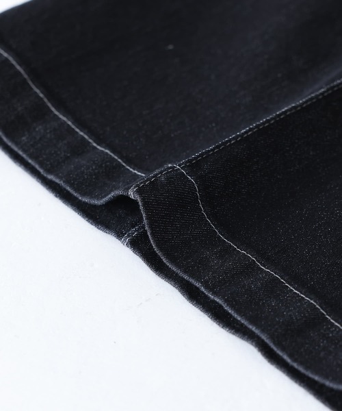 n'OrLABEL（ノアールレーベル）の「『折り返しデザインデニムサロペット』（サロペット/オーバーオール・レディース・ブラック/インディゴブルー・2/1）」の7枚目の写真