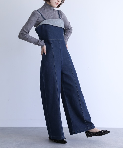 専用　　Opal Overall  サロペット　　1y 80cm セール】『折り返しデザインデニムサロペット』（サロペット
