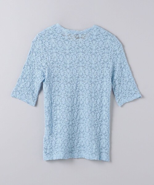 UNITED ARROWS - 【最終価格】チュール ジャージー カットソー　ライトブルー チュール ジャージー カットソー（Tシャツ/カットソー）｜UNITED