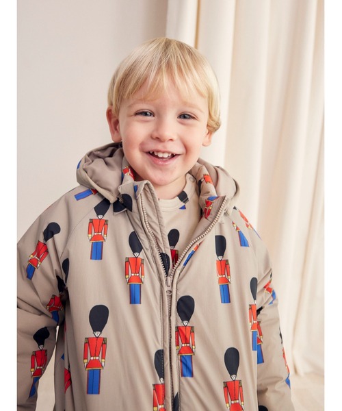 セール】Baby Little Tin Soldiers all over padded anorak（ダウン